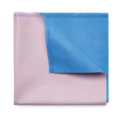Surgical Instrument Wrap 36 X 36 Inch, Blue and Pink, SMS Polypropylene  (75/CS)