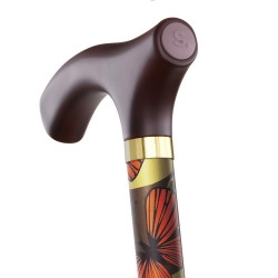 Folding Cane Switch Sticks® Aluminum 32 to 37 Inch Height Mimi Print  (1/EA)