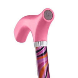 Folding Cane Switch Sticks® Aluminum 32 to 37 Inch Height Tango Print  (1/EA)