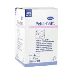 Absorbent Cohesive Bandage Peha-haft® 3 Inch X 4-1/2 Yard Self-adherent Closure White NonSterile Standard Compression  (1/EA)