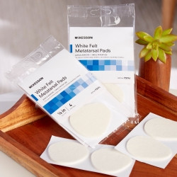 Metatarsal Cushion McKesson Pedi-Pads Size 106-L Adhesive Foot  (4/PK)