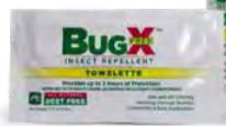 Insect Repellent Coretex® Towelette Individual Packet  (100/CS)