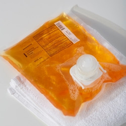 Antibacterial Soap McKesson Foaming 1,000 mL Dispenser Refill Bag Clean Scent  (1/EA)