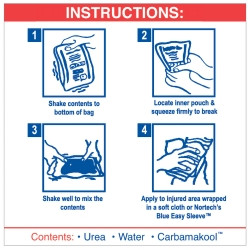 Instant Cold Pack InstaKool™ General Purpose Small 5 X 6 Inch Plastic / Urea / Water / CarbamaKool™ Disposable  (1/EA)