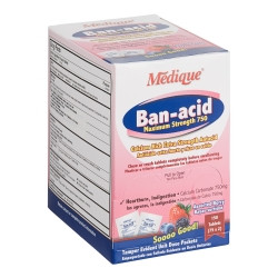 Antacid Ban-Acid® 750 mg Strength Chewable Tablet 150 per Box  (1/BX)