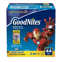 Male Youth Absorbent Underwear GoodNites® Pull On with Tear Away Seams Small / Medium Disposable Heavy Absorbency  (44/CS)