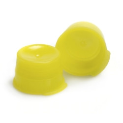 McKesson Tube Closure Polyethylene Snap Cap Yellow 13 mm For Use with 13 mm Blood Drawing Tubes, Glass Test Tubes, Plastic Culture Tubes NonSterile  (1000/BG)