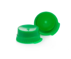 McKesson Tube Closure Polyethylene Snap Cap Green 16 mm For Use with 16 mm Blood Drawing Tubes, Glass Test Tubes, Plastic Culture Tubes NonSterile  (1000/BG)