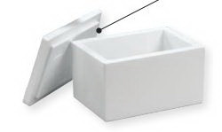 Insulated Shipper ThermoSafe® 2-1/2 X 4-1/2 X 6 Inch For Safe Storage and Delivery of Refrigerated or Frozen Materials (Pharmaceuticals, Laboratory Specimens, Serums, Vaccines, Human Organs, Culture Packs, Nuclear and Isotope Materials)  (36/CS)