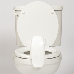 Toilet Seat Splash Guard For Regular Toilet Seats & Most Elevated Toilet Seats  (1/EA)