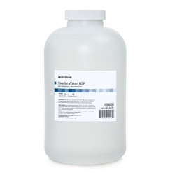 Irrigation Solution McKesson Sterile Water for Irrigation Not for Injection Bottle 1,000 mL  (1/EA)