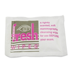 Mammography Wipe Freshwipes™ Individual Packet Water / Alcohol / Potassium Sorbate Scented 50 Count  (50/BX)