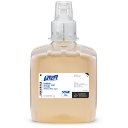 Antimicrobial Soap Purell® Healthy Soap™ Foaming 1,200 mL Dispenser Refill Bottle Unscented  (3/CS)