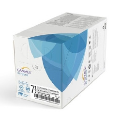 Surgical Glove GAMMEX® PI Hybrid Size 7.5 Sterile Polychloroprene / Polyisoprene Standard Cuff Length Micro-Textured Natural Chemo Tested  (50/BX)