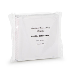 Diagnostic Recording Paper McKesson Thermal Paper 90 mm X 90 mm Z-Fold Red Grid  (200/PK)