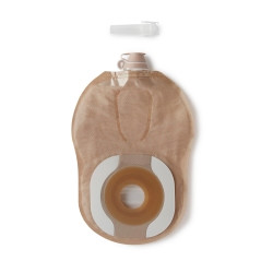 Urostomy Pouch Premier™ One-Piece System 9 Inch Length 32 mm Stoma Drainable Flat, Pre-Cut  (10/BX)