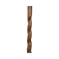 Walking Stick Brazos™ Wood 37 Inch Height Twisted Brown Oak Print  (1/EA)