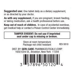 Multivitamin Supplement Geri-Care® Tablet 200 per Bottle  (1/BT)