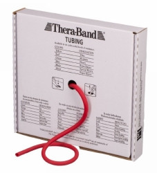 Exercise Resistance Tubing TheraBand® Red 25 Foot Length Medium Resistance  (1/EA)
