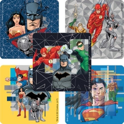 SmileMakers® 100 per Unit Justice League Sticker 2.5 Inch  (100/RL)