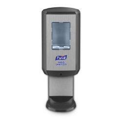 Hand Hygiene Dispenser PURELL® CS8 Chrome / Black ABS Plastic Touch Free 1200 mL Wall Mount  (1/CS)