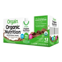 Oral Supplement Orgain® Organic Nutritional Shake Creamy Chocolate Fudge Flavor Liquid 11 oz. Carton  (1/EA)