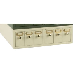 Slide Storage Cabinet McKesson Metal 6 Dual Slotted Drawers  (1/EA)