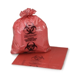 Infectious Waste Bag McKesson 30 to 33 gal. Red Bag 8 X 23 X 41 Inch  (100/CS)