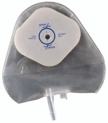 Urostomy Pouch Little Ones® ActiveLife® One-Piece System 5 Inch Length, Mini 5/16 to 1 Inch Stoma Drainable  (15/BX)