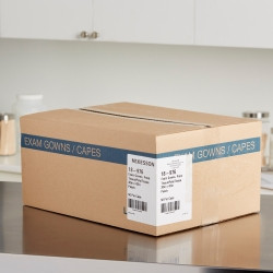 Patient Exam Gown McKesson One Size Fits Most Peach Disposable  (50/CS)