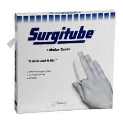 Tubular Retainer Dressing Surgitube® Cotton 1-1/2 Inch X 50 Yard Size 3 White Hand / Wrist / Foot NonSterile  (1/EA)