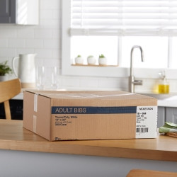 Bib McKesson Tie Closure Disposable Poly / Tissue  (300/CS)