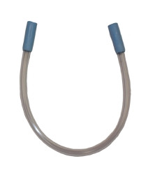 Suction Connector Tubing Gomco® 13 Inch Length 0.25 Inch I.D. Sterile Female Connector Clear Plastic  (1/EA)