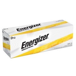 Alkaline Battery Energizer® D Cell 1.5V Disposable 12 Pack  (72/CS)