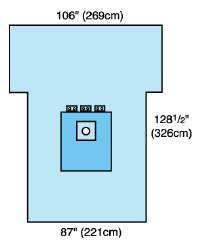 Orthopedic Drape Extremity Drape 106 W X 87 W X 128-1/2 L Inch Sterile  (6/CS)