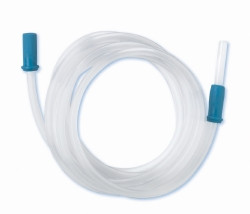 Suction Connector Tubing Smith's ASD® 20 Foot Length 0.25 Inch I.D. Sterile Female Connector Clear PVC  (20/CS)