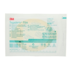 Transparent Film Dressing 3M™ Tegaderm™ 4 X 4-1/2 Inch Frame Style Delivery Oval Sterile  (200/CS)
