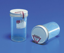 Specimen Container Precision™ 2-1/2 X 2-3/4 Inch 120 mL (4 oz.) Screw Cap Unprinted Sterile  (1/EA)