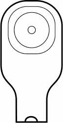 Colostomy Pouch Premier™ Flextend™ One-Piece System 9 Inch Length Drainable  (10/BX)