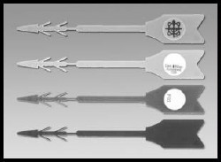 Tamper Evident Arrow Genesis® White  (500/BX)