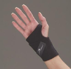 Wrist Support Ambidextrous Wristlet Wraparound Neoprene Left or Right Hand Black One Size Fits Most  (1/EA)