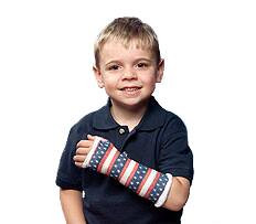 Cast Tape Delta-Cast® Prints 2 Inch X 12 Foot Polyester Stars and Stripes Print  (10/BX)