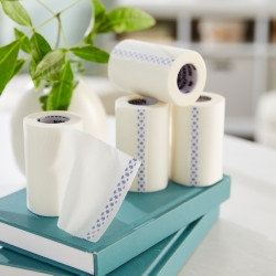 Medical Tape McKesson White 3 Inch X 10 Yard Silk-Like Cloth NonSterile  (4/BX)