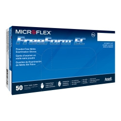 Exam Glove FreeForm® EC 2X-Large NonSterile Nitrile Extended Cuff Length Textured Fingertips Blue Not Rated  (1/BX)