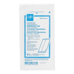 Abdominal Pad 5 X 9 Inch 1 per Pack Sterile Rectangle  (25/BX)