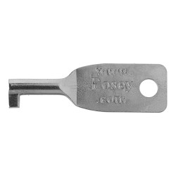 Replacement Key Silver Key and Tab  (1/EA)