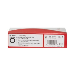 Ostomy Barrier New Image™ Flextend™ Trim to Fit, Standard Wear Adhesive Tape 57 mm Flange Red Code System Hydrocolloid Up to 1-3/4 Inch Opening  (1/EA)