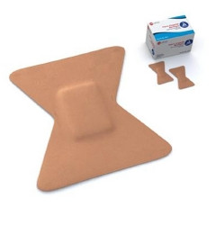 Adhesive Strip Dynarex 1-3/4 X 2 Inch Fabric Fingertip Tan Sterile  (2400/CS)