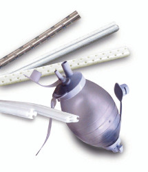 Wound Drain Tube S-Vac® Silicone Fluted Style 10 Fr. Size  (1/EA)