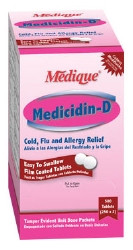 Cold and Cough Relief Medicidin-D 325 mg - 2 mg - 5 mg Strength Tablet 2 per Pack  (1/BX)